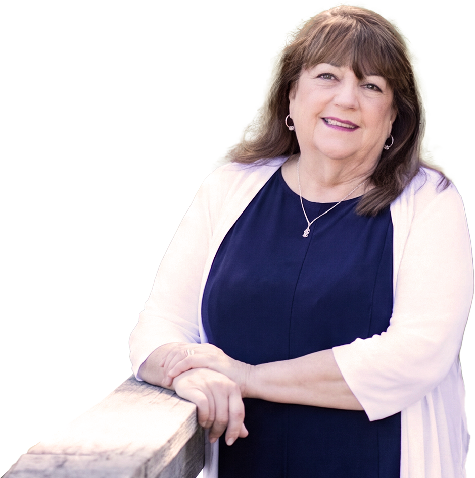 Picture of Bev Slough in blue shirt